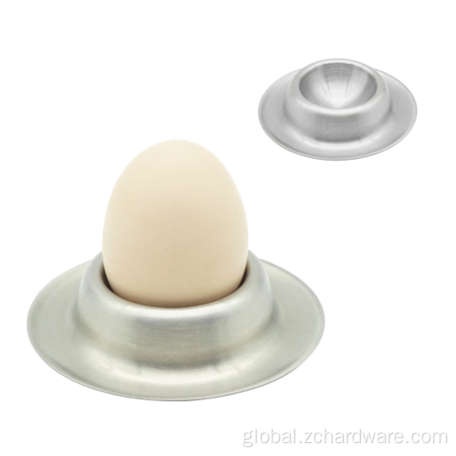 Metal Egg Storage Container Tabletop Stainless Steel Soft Boiled Egg Stand Tray Factory